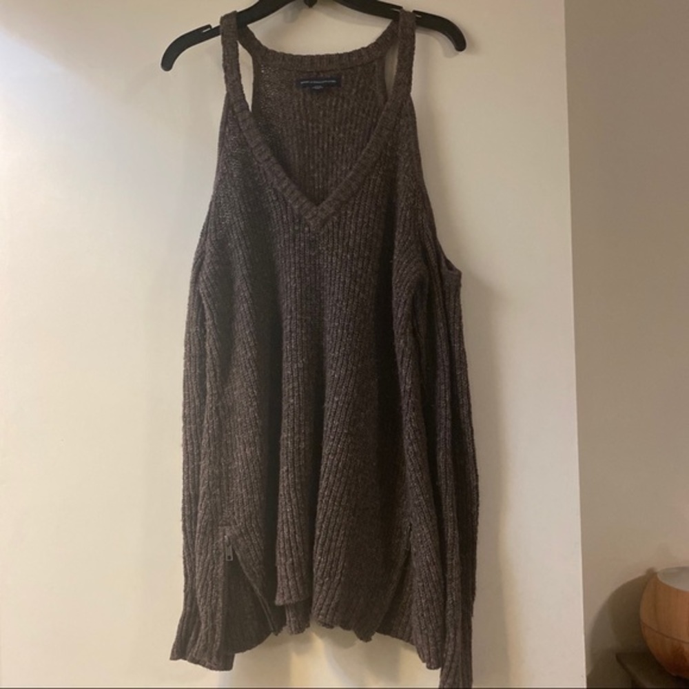AE Cold Shoulder Sweater